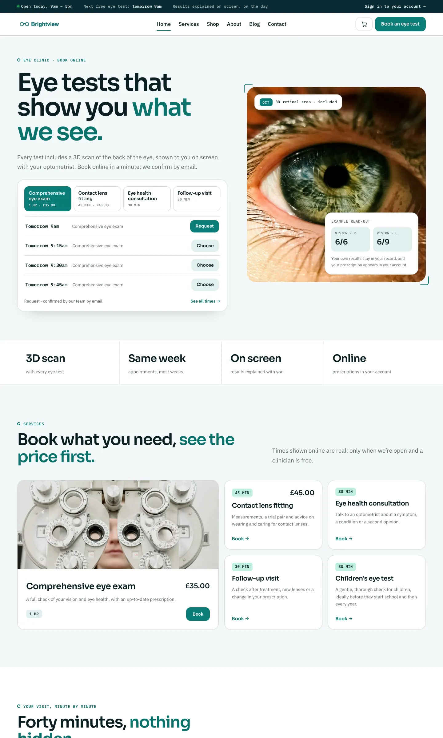 The sample Events website's home page after the wizard, in its starting design, with the sample logo, the main menu, a large heading and the sample photos