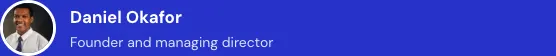 The footer of the sample Group website: the tagline and contact details, columns of links, and a bottom line with the © year and name and links to the legal pages and Cookie settings